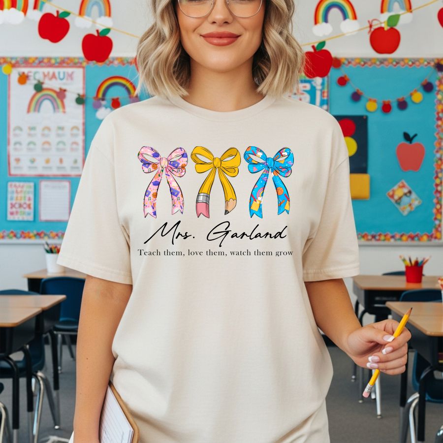 Custom Teach Them Love Them Watch Them Grow