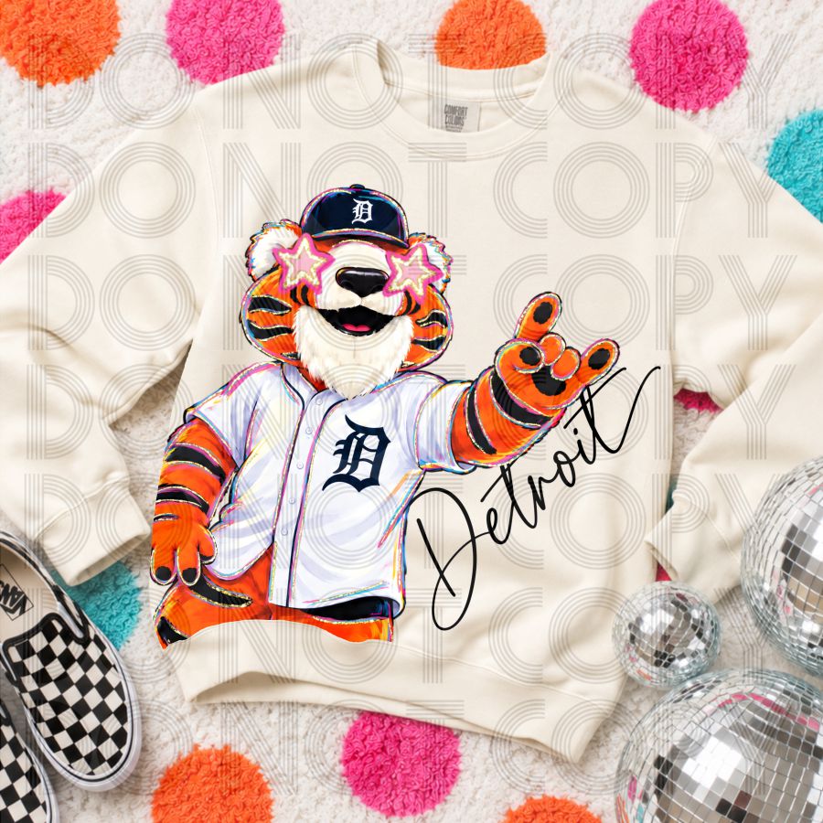 Baseball Mascot Detroit