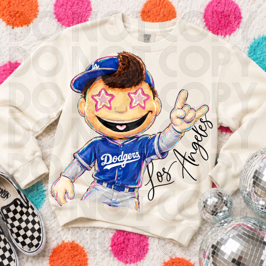 Baseball Mascot Dodgers