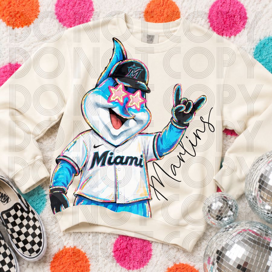 Baseball Mascot Marlins