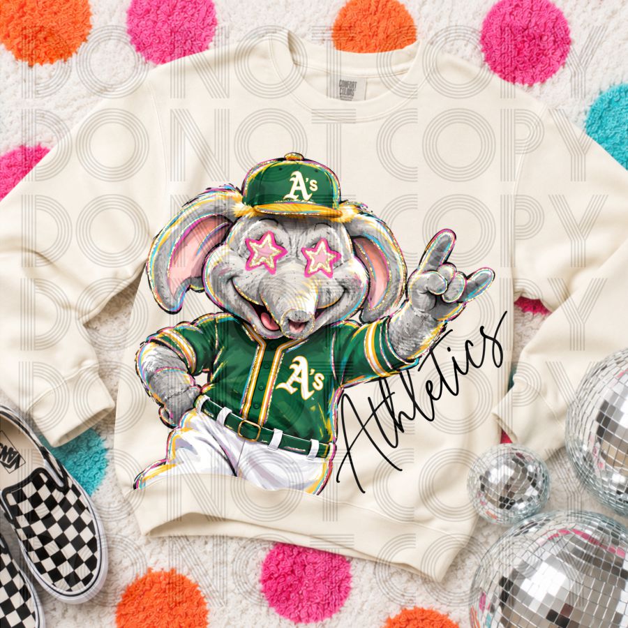 Baseball Mascot Athletics