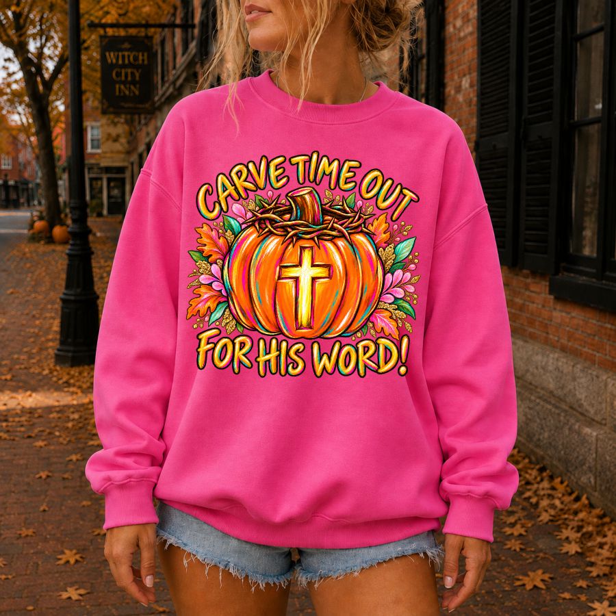 Carve Out Time For His Word Floral
