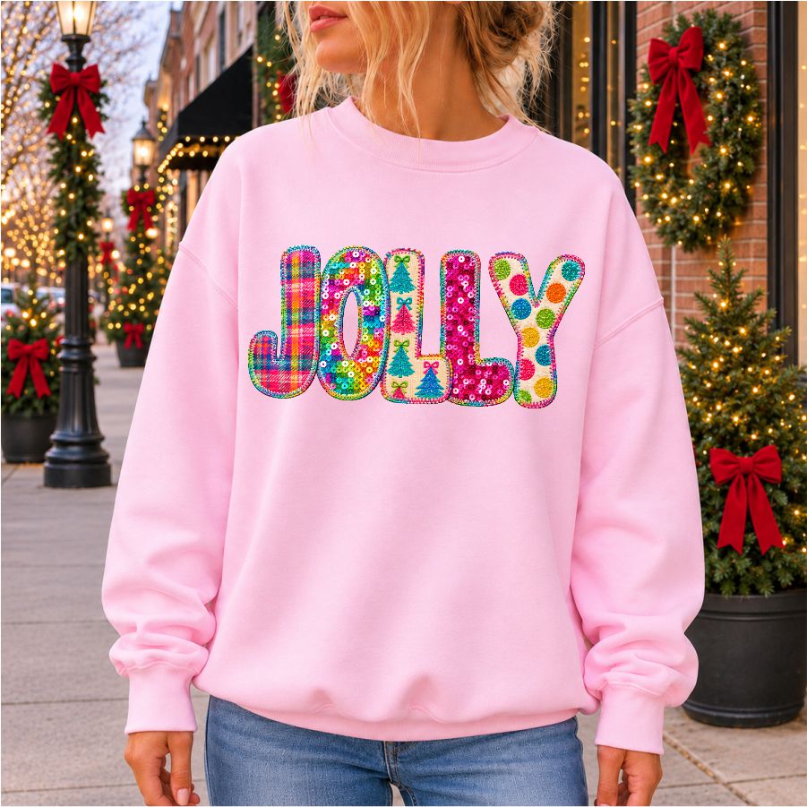 Faux Sequin Jolly