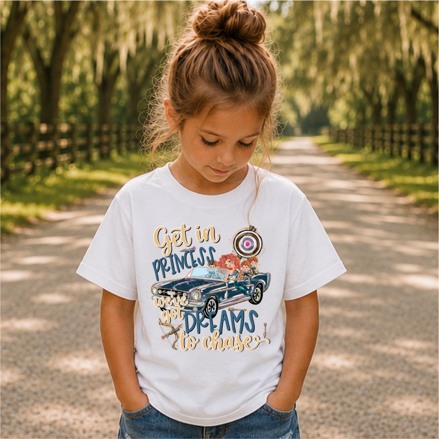 Get In Princesses We've Got Dreams To Chase Frozen