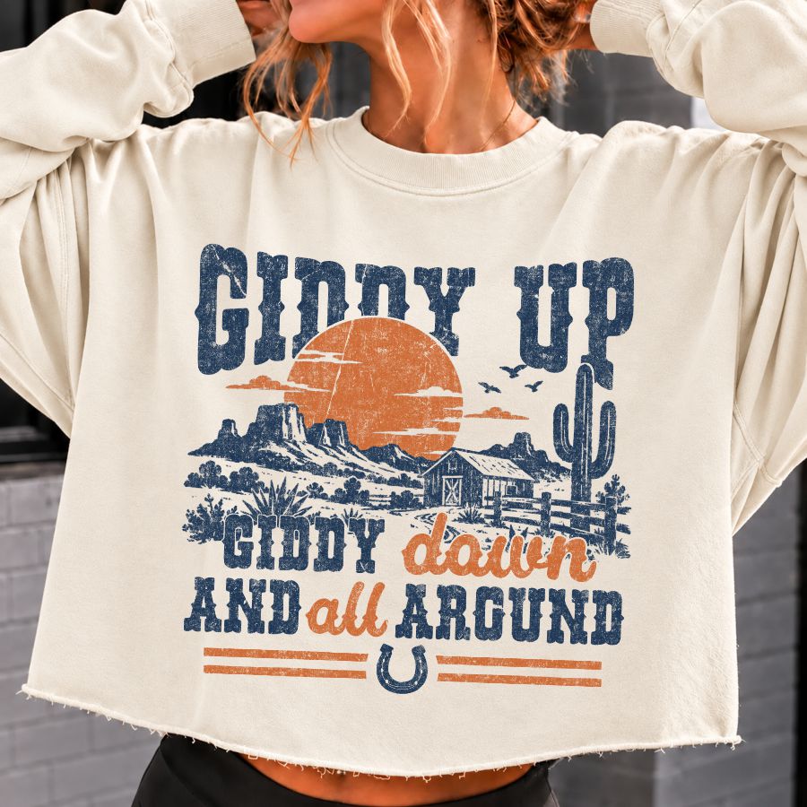 Giddy Up Giddy Down And All Around