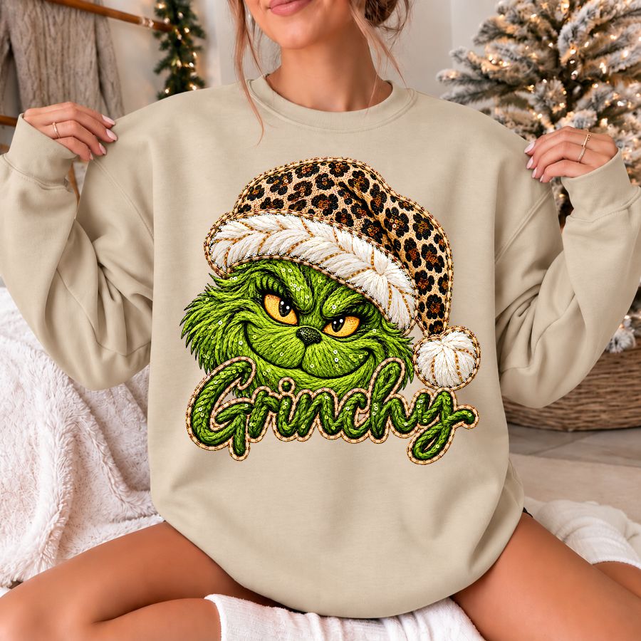 Grinchy Leopard Hat