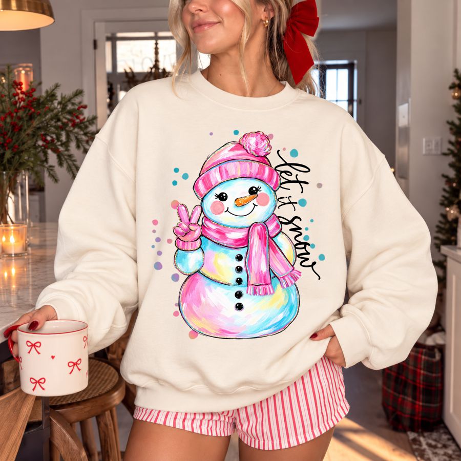 Let It Snow Snow Woman