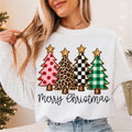 Merry Christmas Pattern Trees