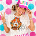 Neckline Mascot Tigers Orange