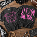 Pink Let's Go Bulldogs 2 Part