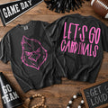 Pink Let's Go Cardinals 2 Part