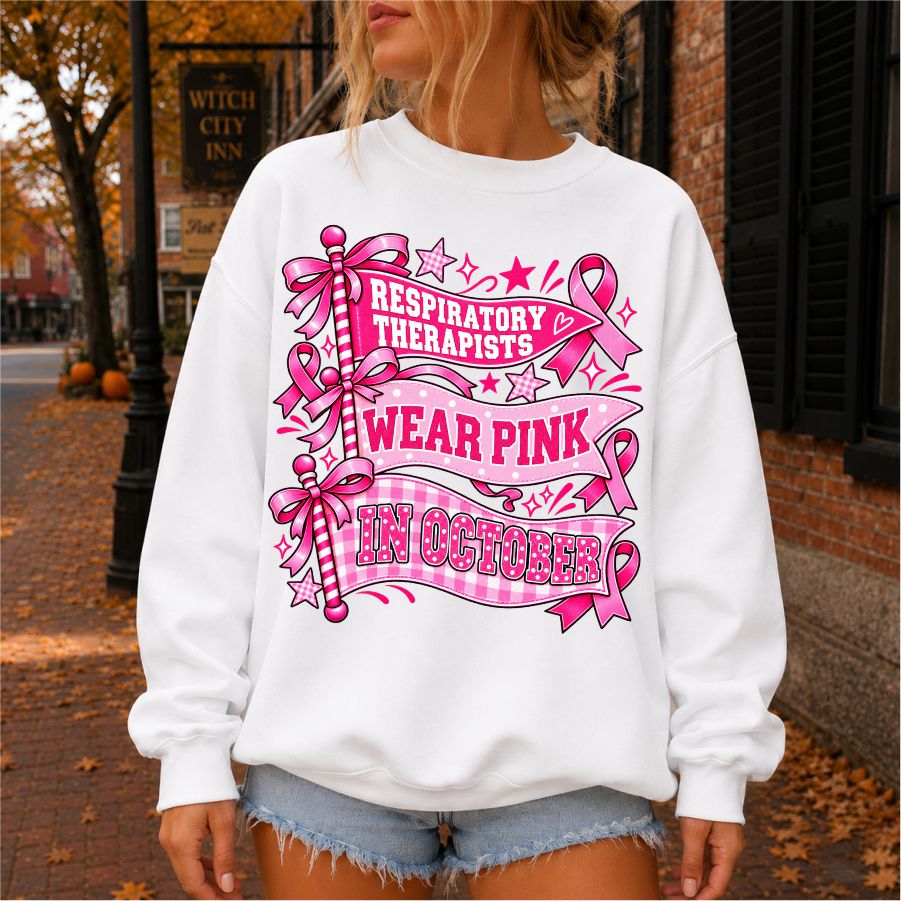 Respiratory Therapists Were Pink In October Pennants
