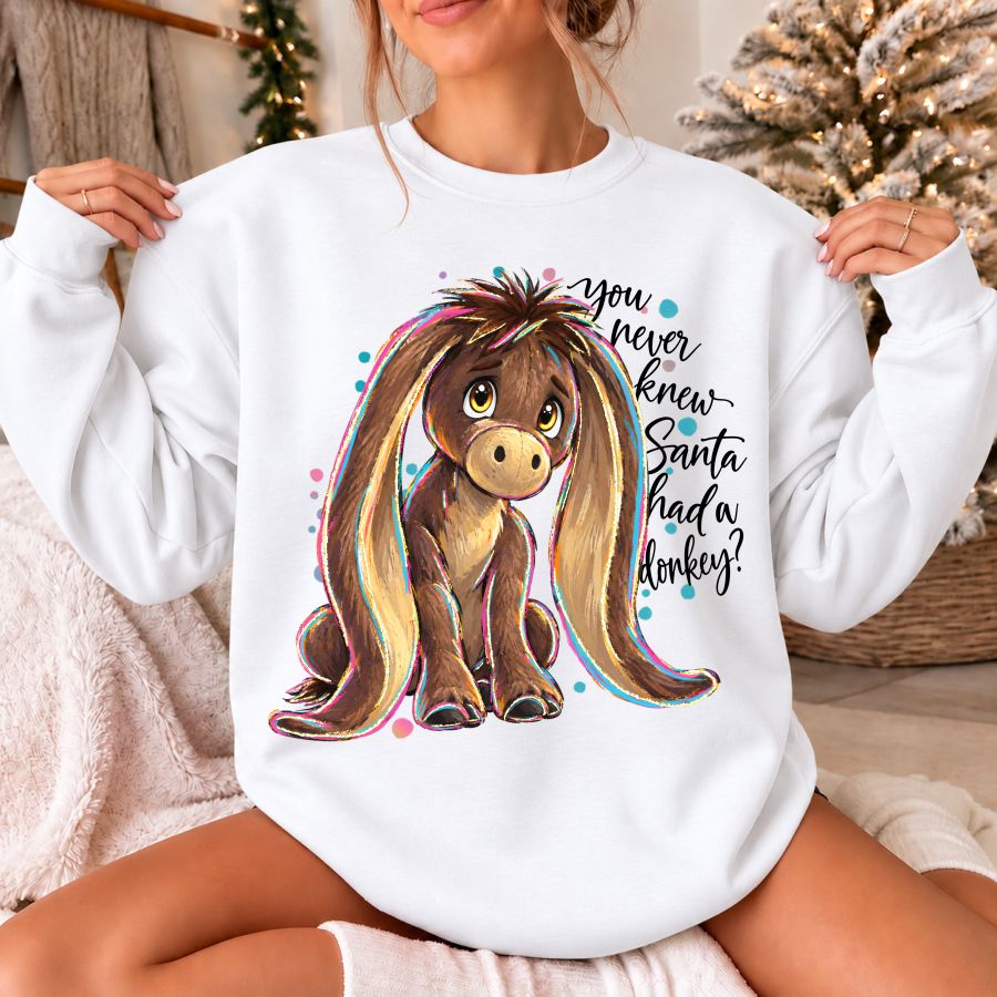 You Never Knew Santa Had A Donkey?
