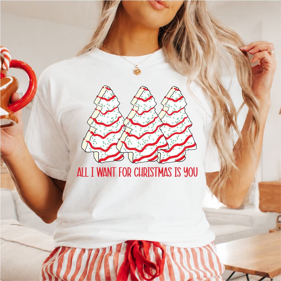All I Want for Christmas is You Tree Cake