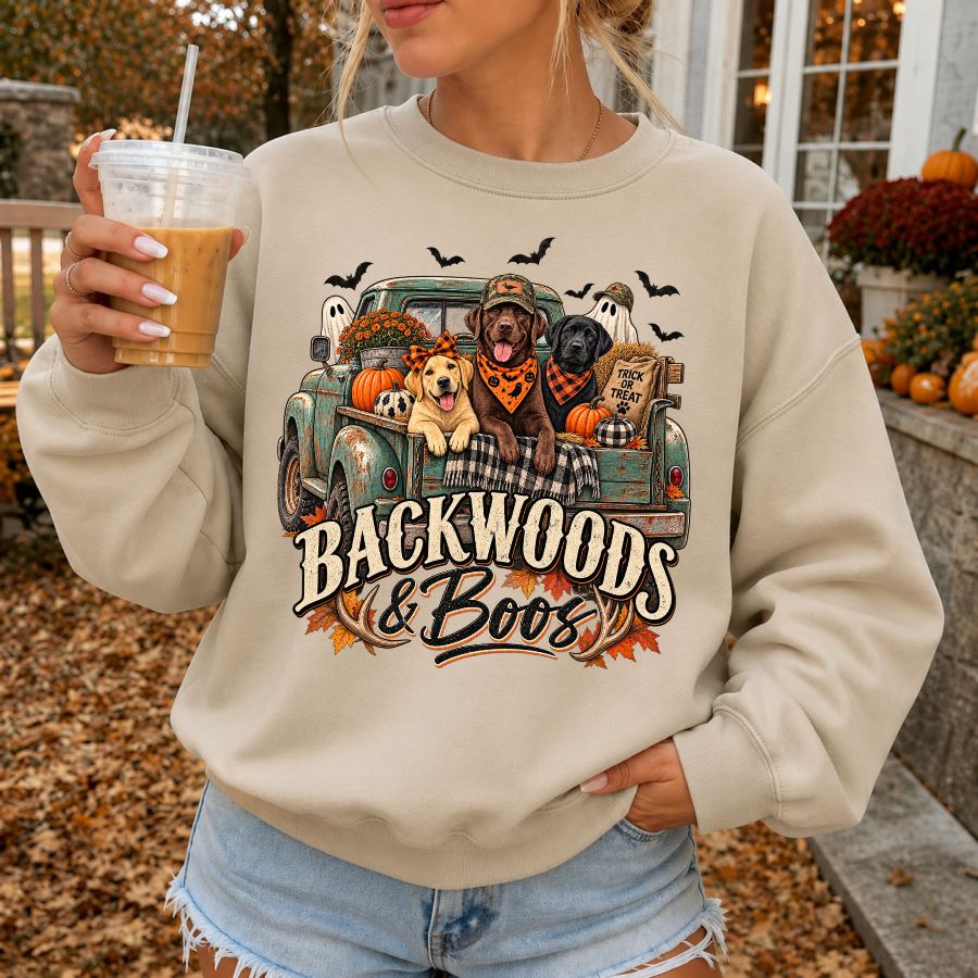 Backwoods and Boo's Fall Labs in Vintage Truck