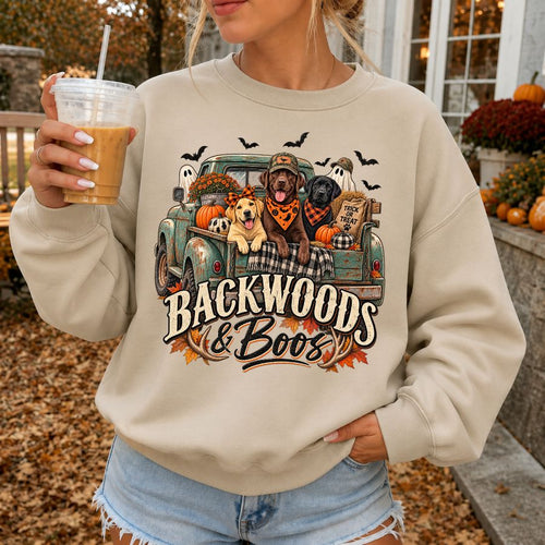 Backwoods and Boo's Fall Labs in Vintage Truck
