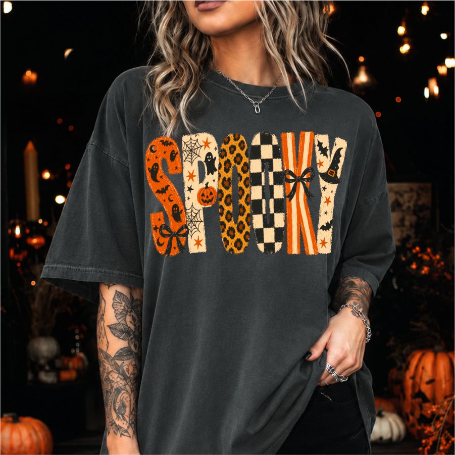 Brushstroke Pattern Spooky
