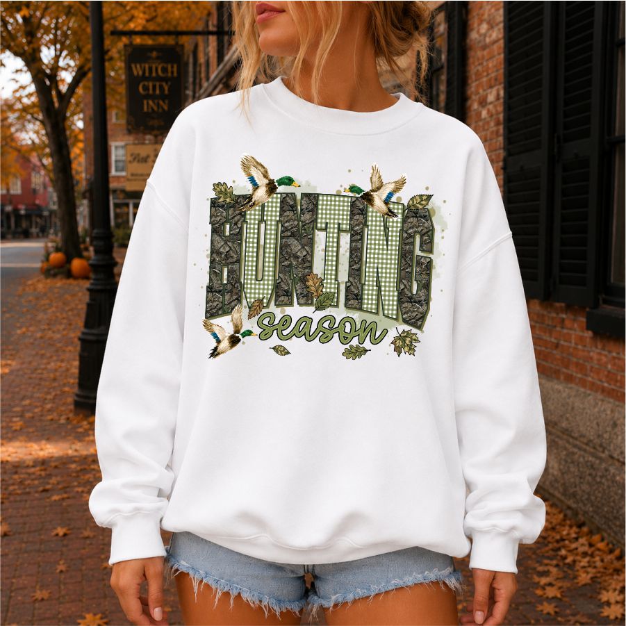 Camo & Plaid Mallard Hunting Season