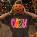 Cozy Stacked Pumpkins