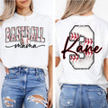 Custom Baseball Mama w Name & Number