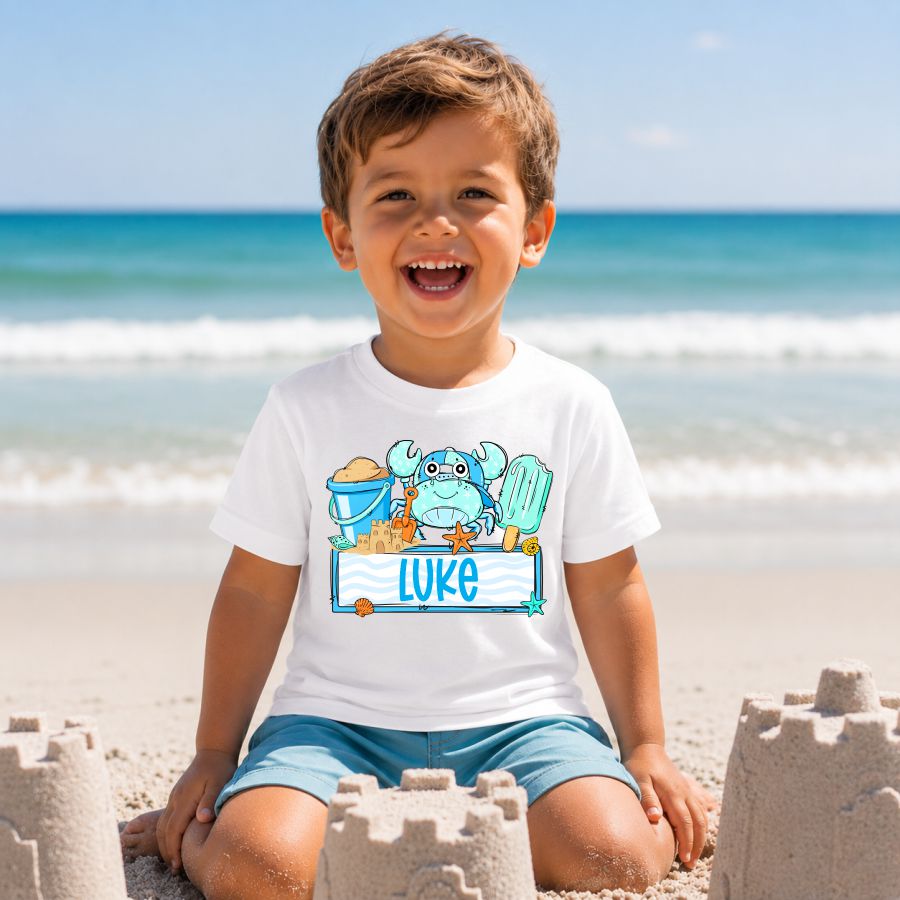 Custom Boy Crab w Name