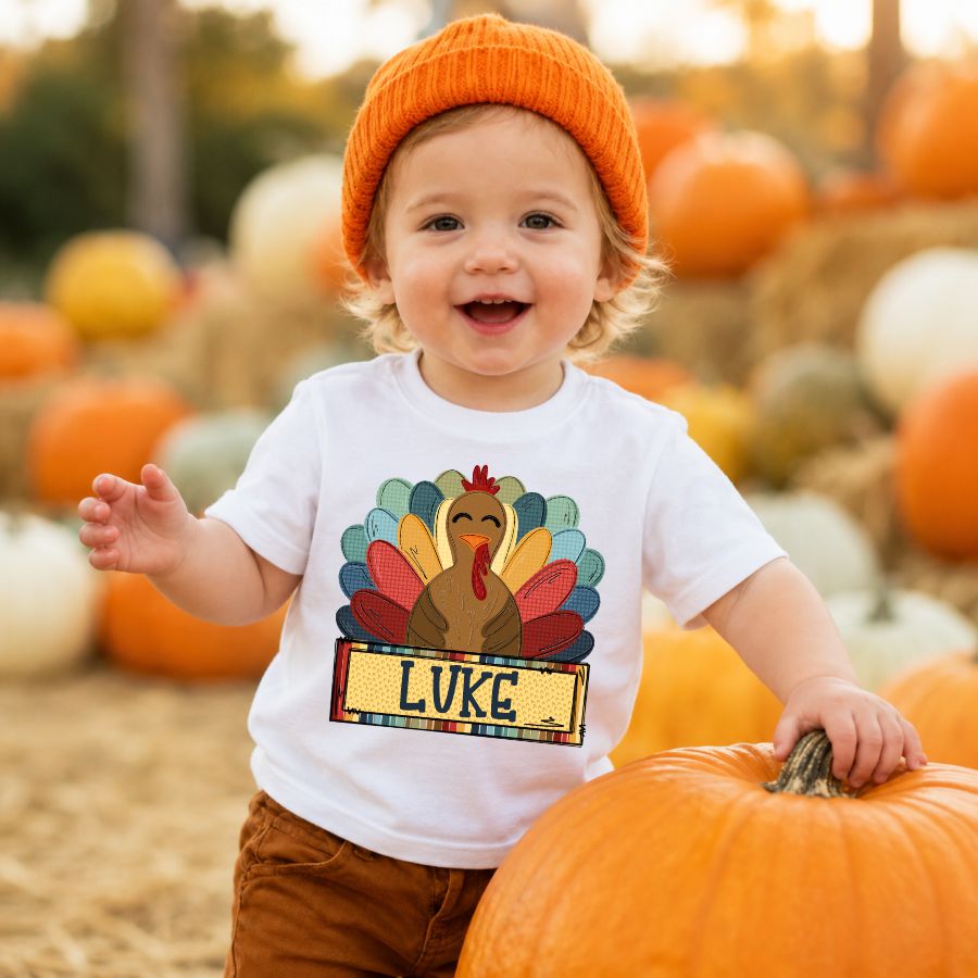 Custom Boy Turkey w Name