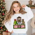 Custom Girls Santa in the Deer Stand w Name