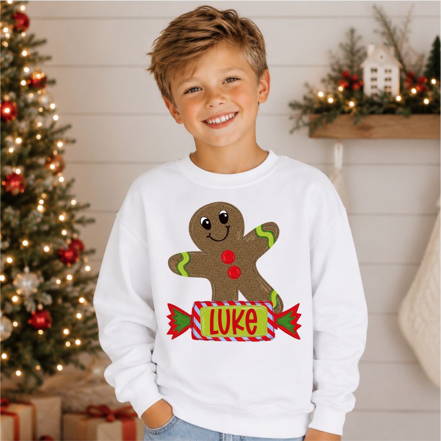 Custom Gingerbread Boy w Name