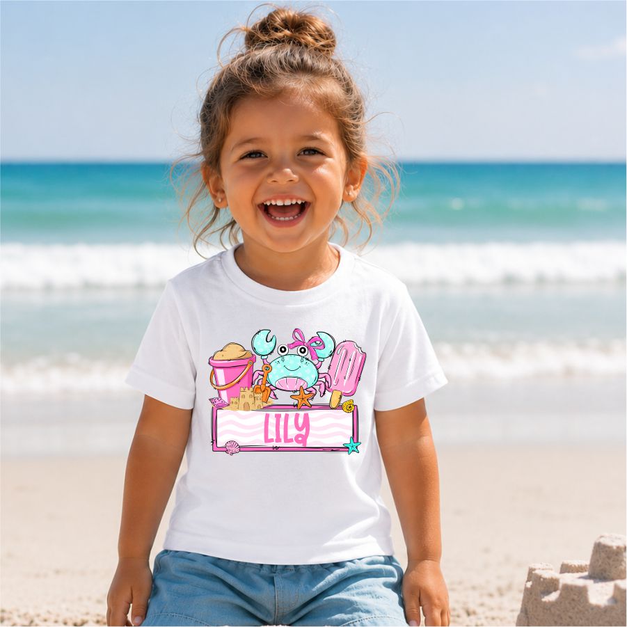 Custom Girl Crab w Name