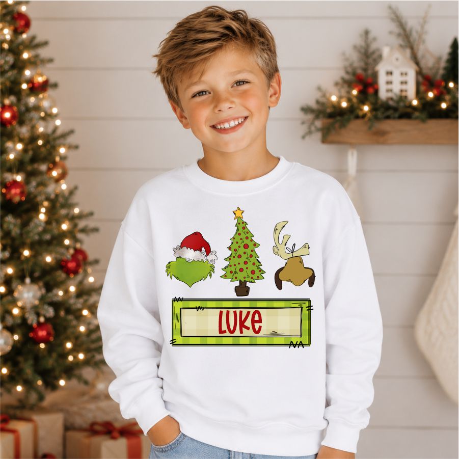Custom Whoville Trio Boys w Name