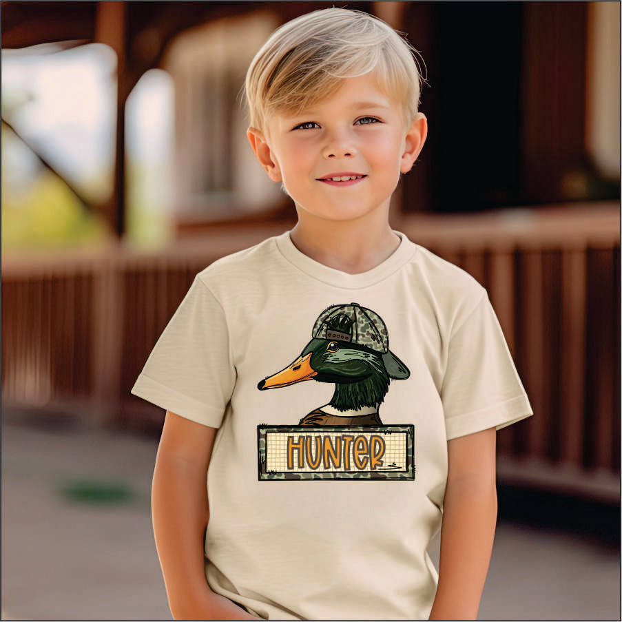 Custom Camo Duck w Name