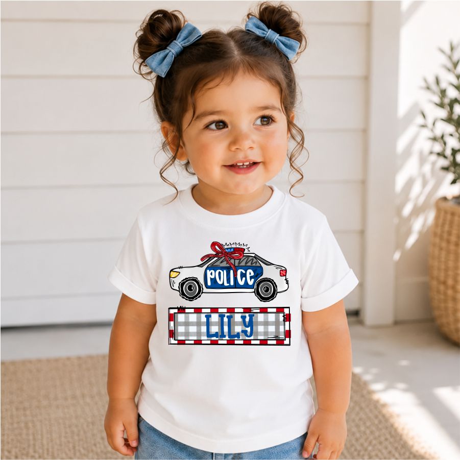 Custom Police Car w Name