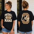 Custom Football Mama Polka Dot w Number & Name