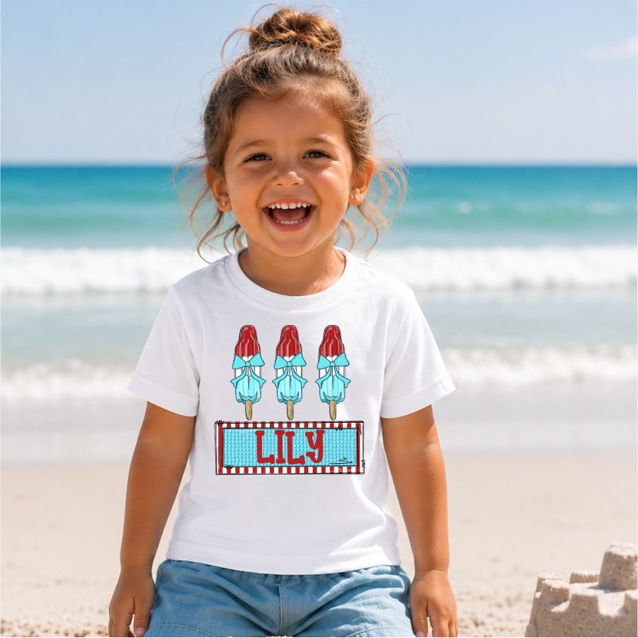 Custom Rocketpop Girl w Name