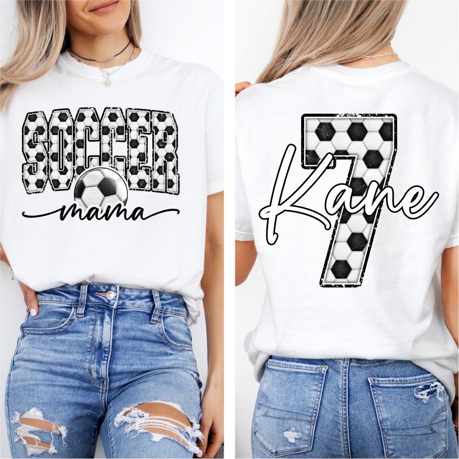 Custom Soccer Mom w Name & Number