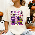 Custom Spooky in a Small Town Zip Code Purple