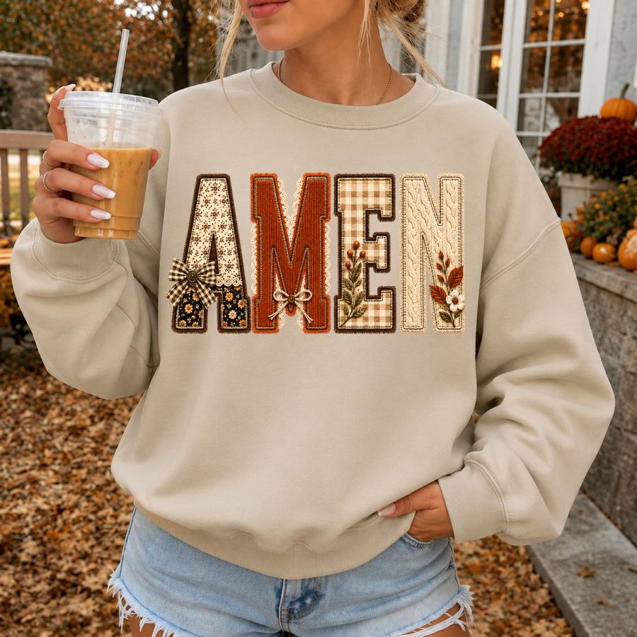 Faux Patch Amen Pattern