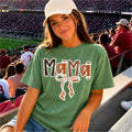 Football Mama Lace Trim
