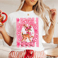 Giddy Up Jingle Horse Pink Stripe