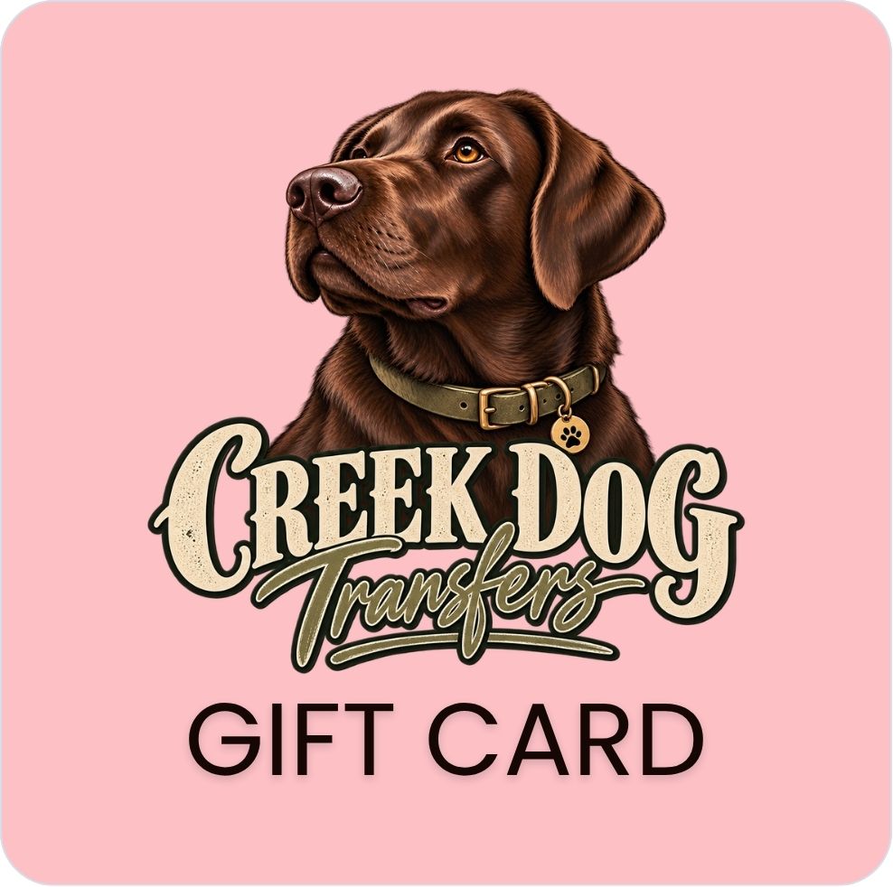Creek Dog Transfers Gift Card