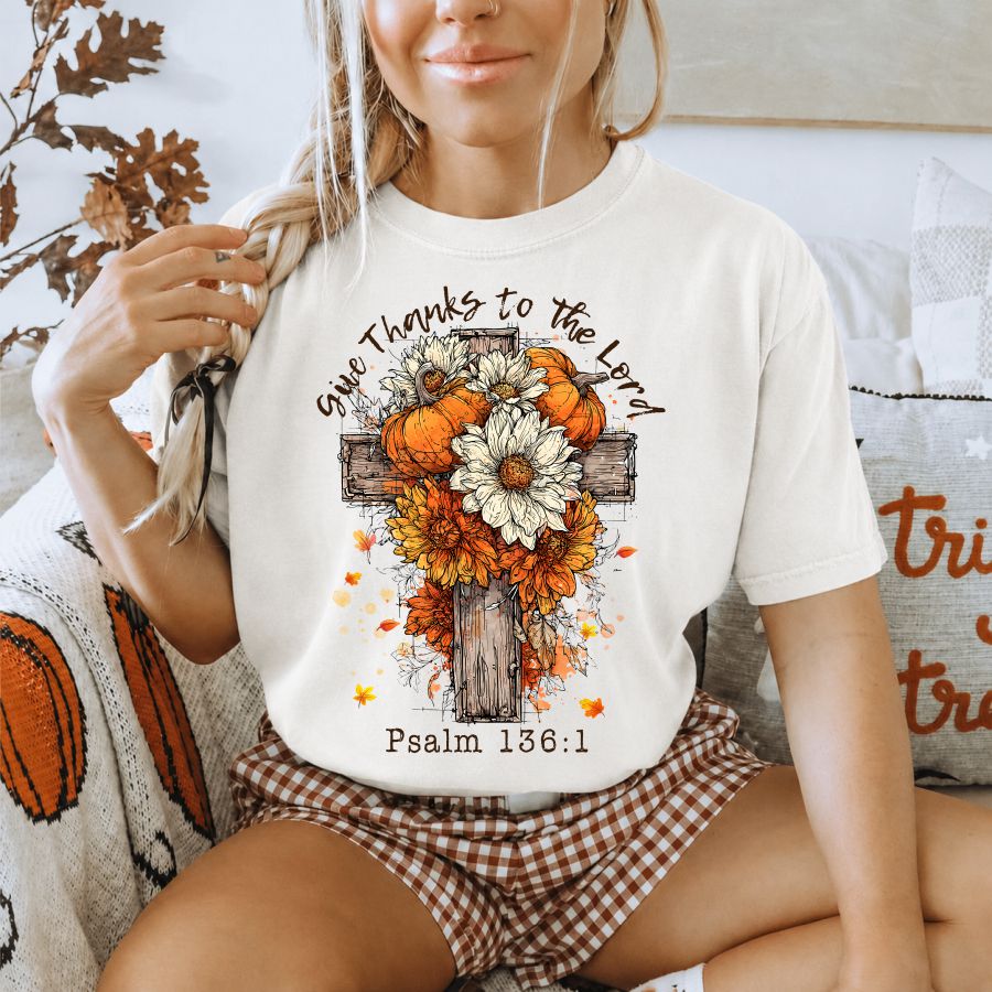 Give Thanks to the Lord Dark Print