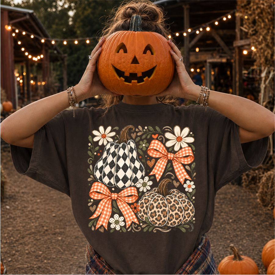 Harlequin Pumpkin Coquette