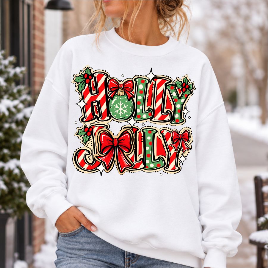 Holly Jolly Ornament