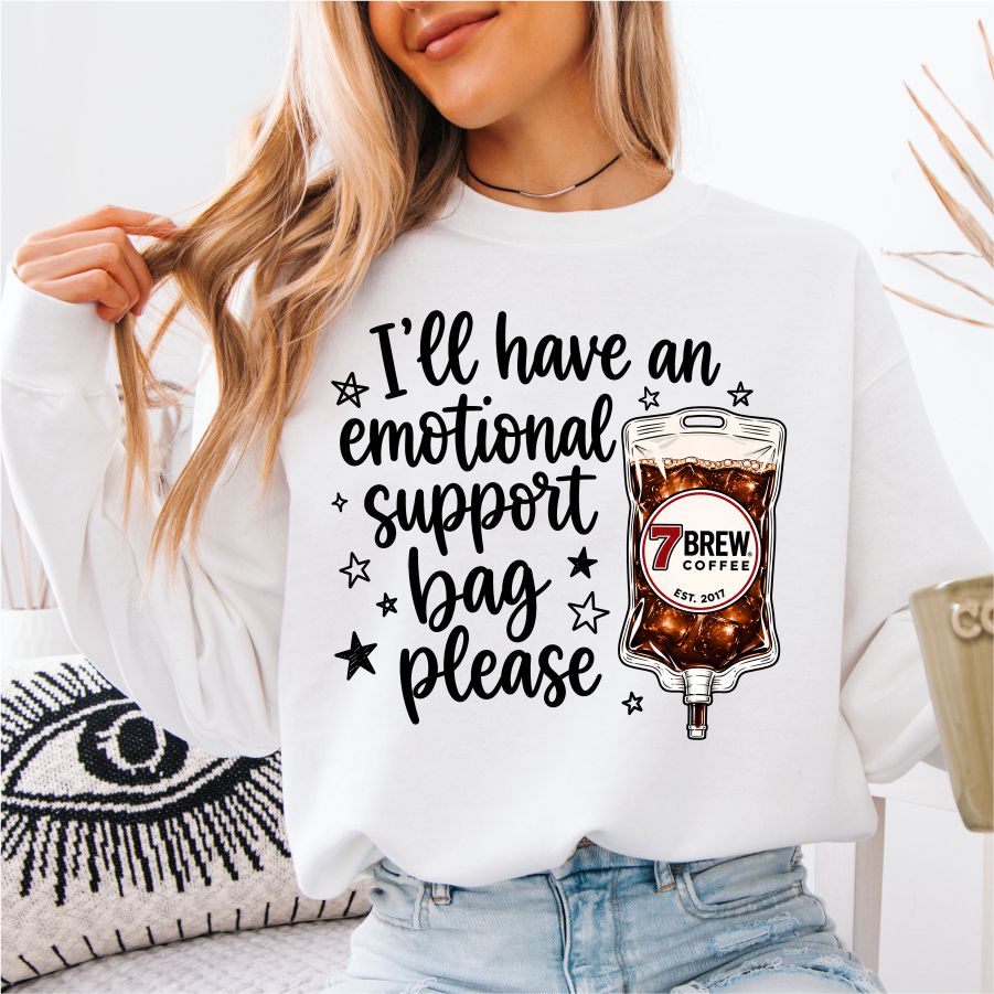 I'll Have an Emotional Support Bag 7Brew