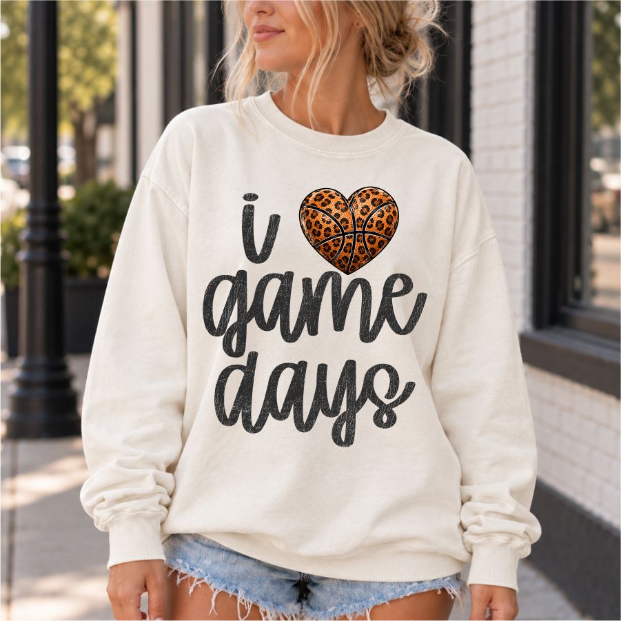 I Love Game Day Basketball