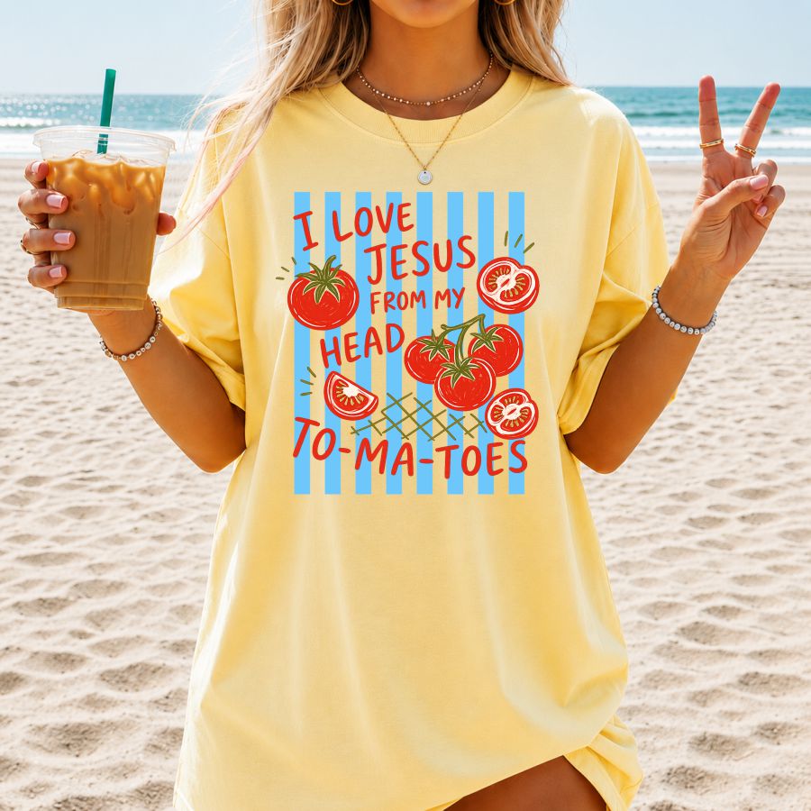 I Love Jesus from my Head Tomatoes