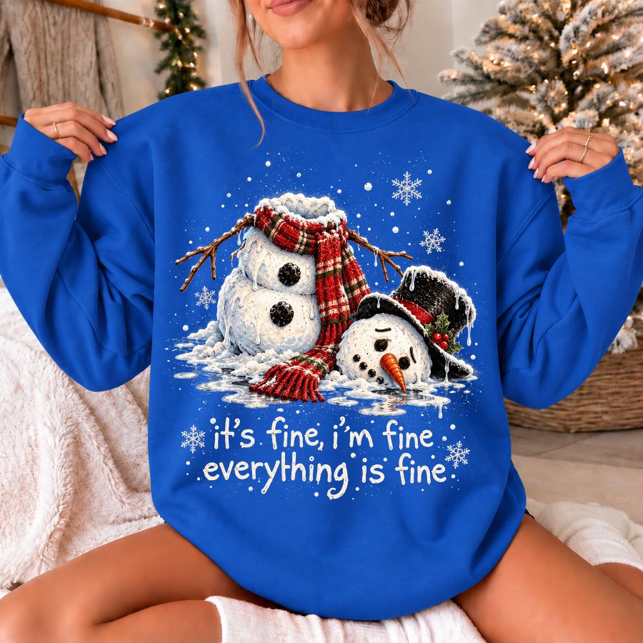 It's Fine I'm Fine Snowman