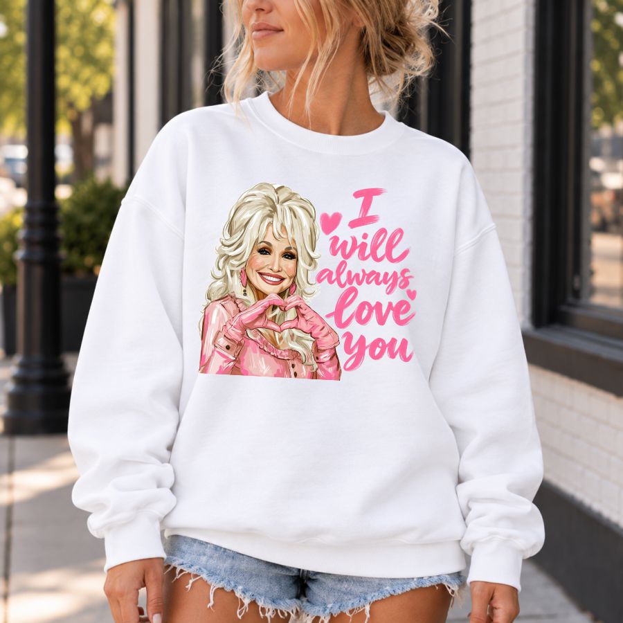 I Will Always Love You Dolly Heart Hands