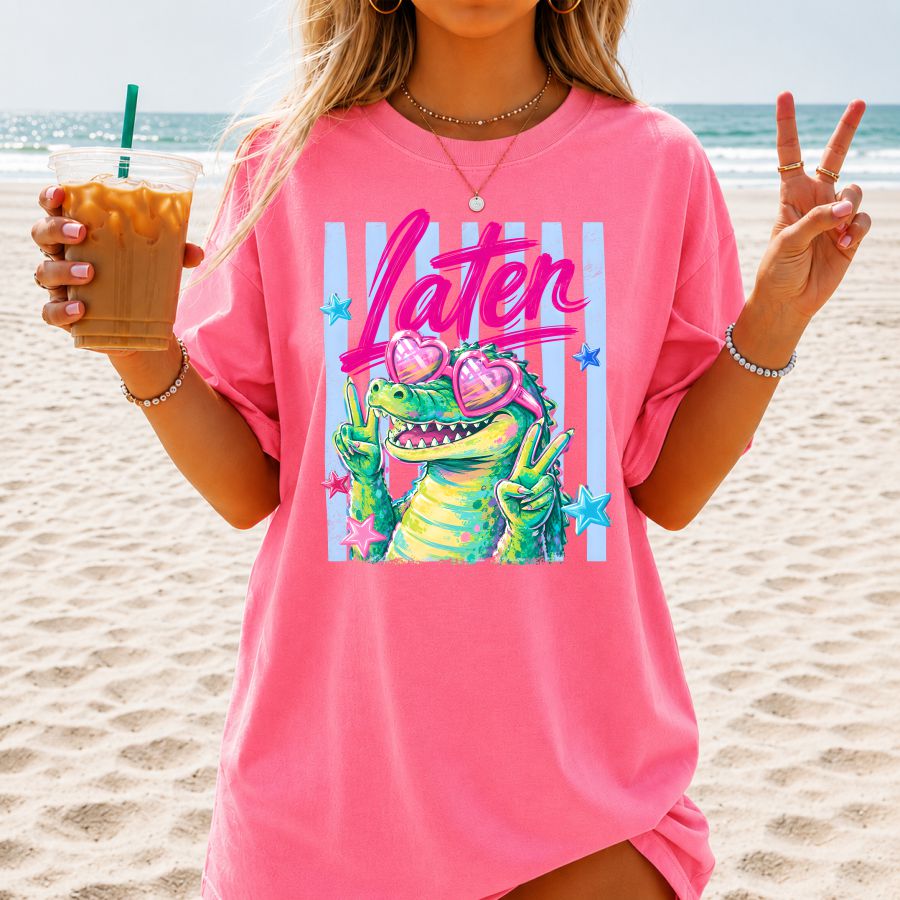 Later Gator Pink Sunglasses