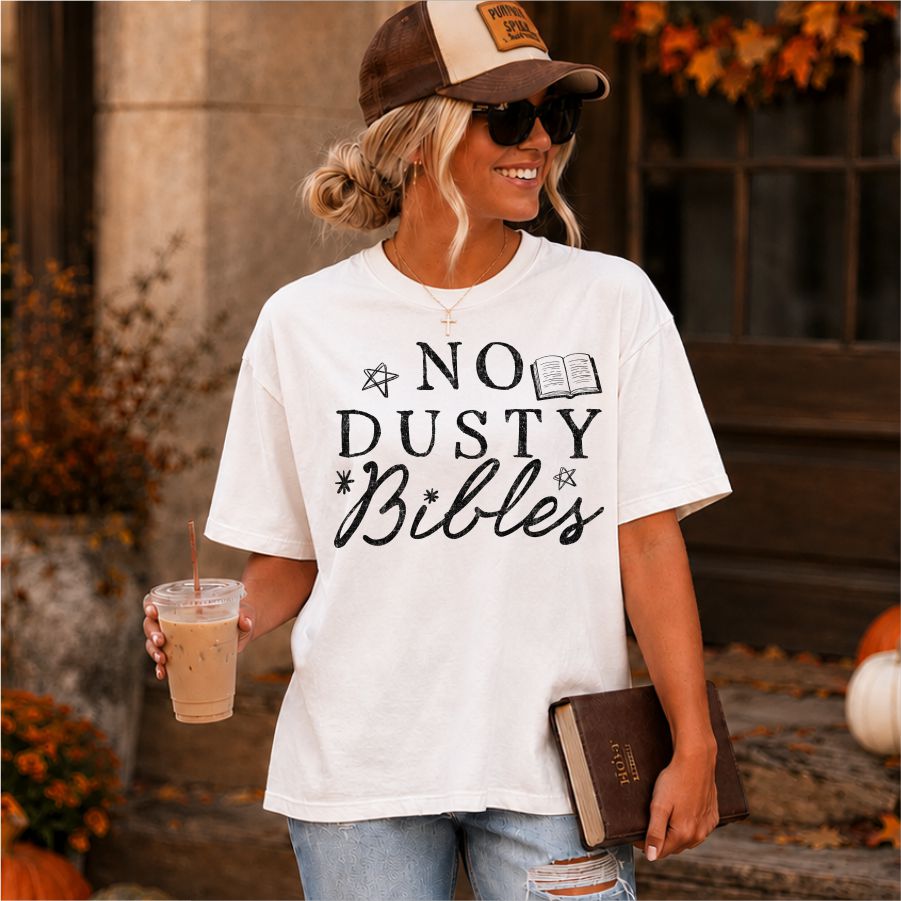 No Dusty Bible black print
